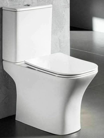 ΛΕΚΑΝΗ DELIA 65 ΛΕΥΚΗ BIANCO CERAMICA