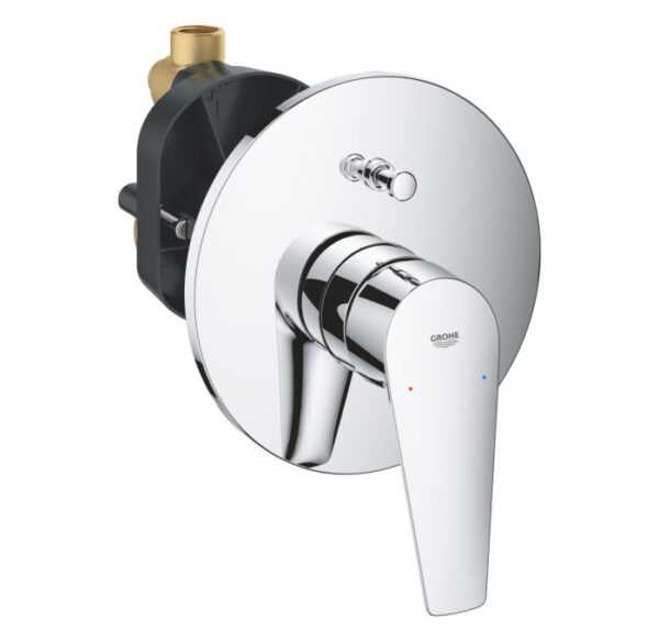 Εντοιχιζόμενος αναμικτήρας Grohe Bauedge 29079 με μινιμαλιστικό σχεδιασμό. Grohe Bauedge 29079 concealed mixer with sleek lines